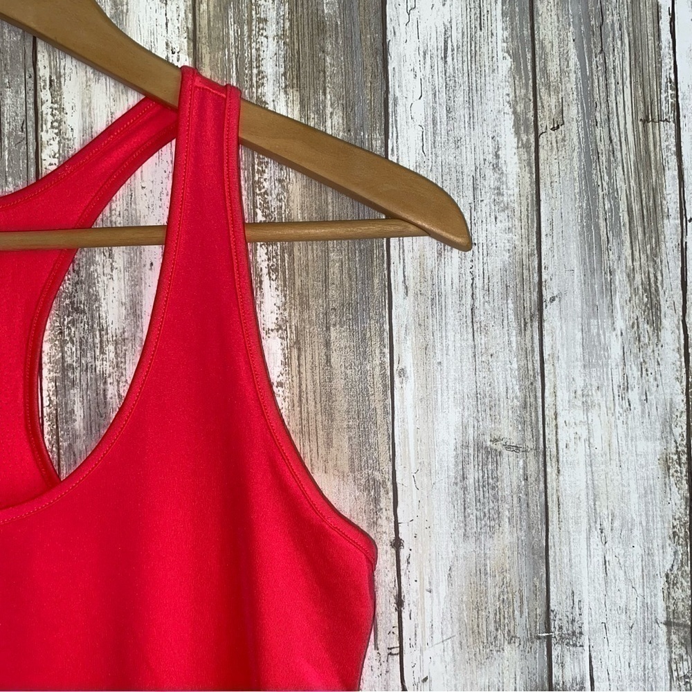 Under Armor Neon Pink Fitted Tank - Picture 3 of 5